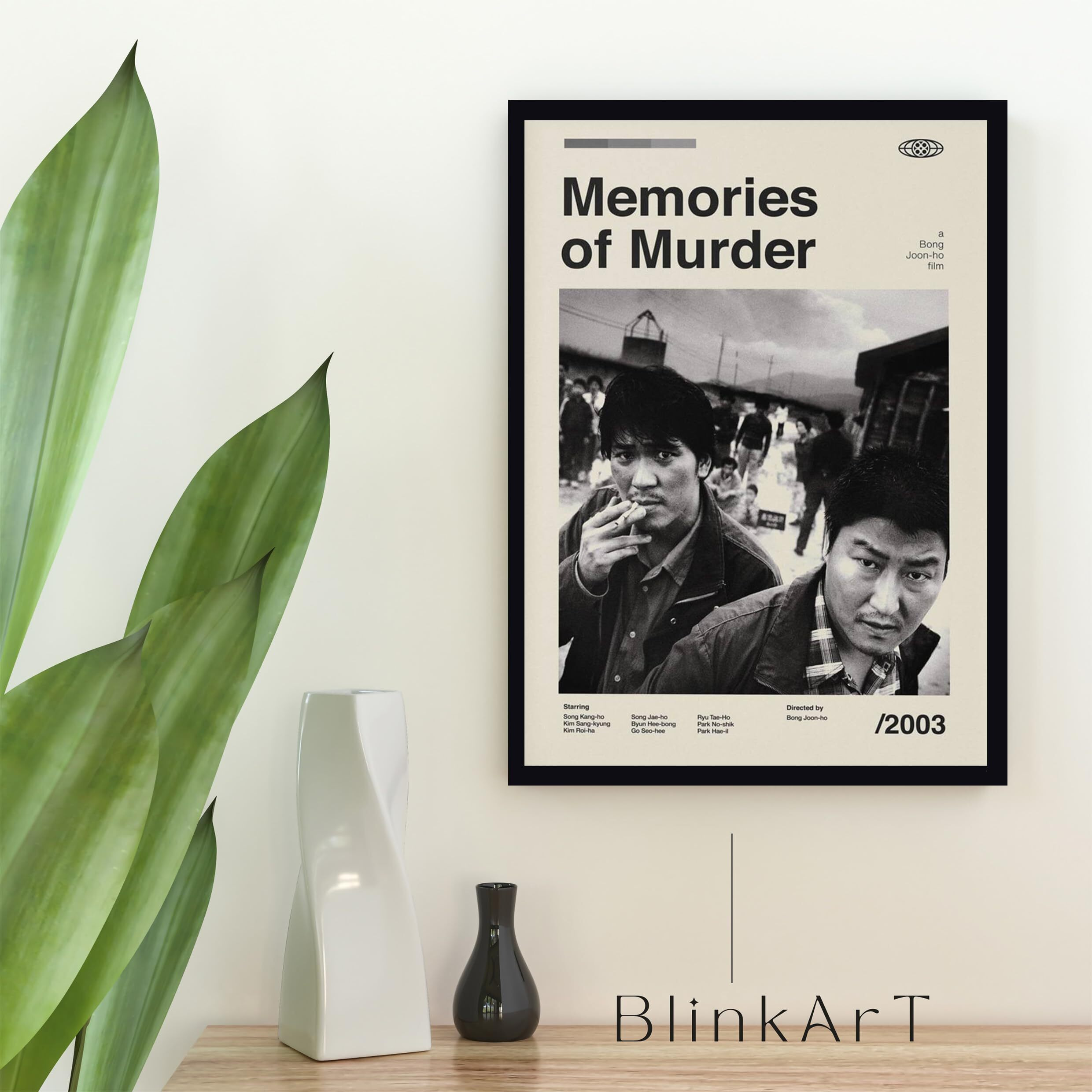Blinkart Aesthetic (Memories Of Murder) Movie Photo Frame Album Poster Mid Century Wall Art Print Decor For Home Bedroom Living Room Bedroom Home, Office & Study Room