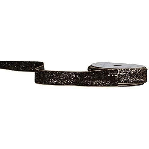 Eerafashionicing 9.5 Mtr Shimmer Laces For Women's Dresses, Craft And Home Decoration (Black)