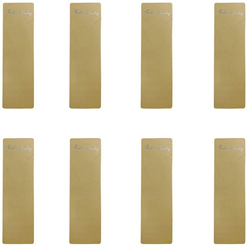 Diy Crafts Pack Of 100Pcs 50X2, Multi Color, 50Pcs/Lot 21Cmx5.5Cm As Image Jewellery Display Cards For Necklaces Jewellery-Making Display (Pack Of 100Pcs 50X2, Multi Color)