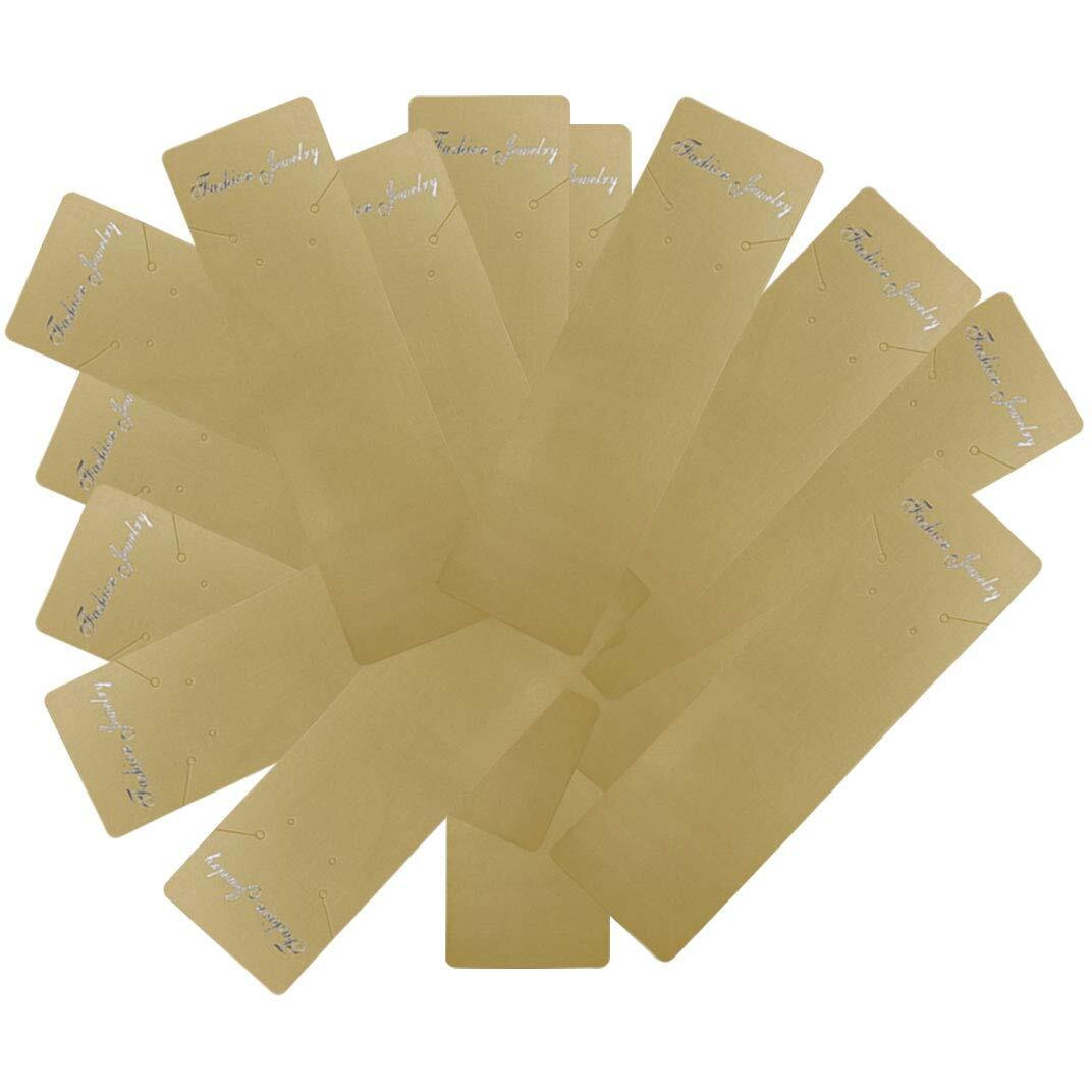 Diy Crafts Pack Of 100Pcs 50X2, Multi Color, 50Pcs/Lot 21Cmx5.5Cm As Image Jewellery Display Cards For Necklaces Jewellery-Making Display (Pack Of 100Pcs 50X2, Multi Color)
