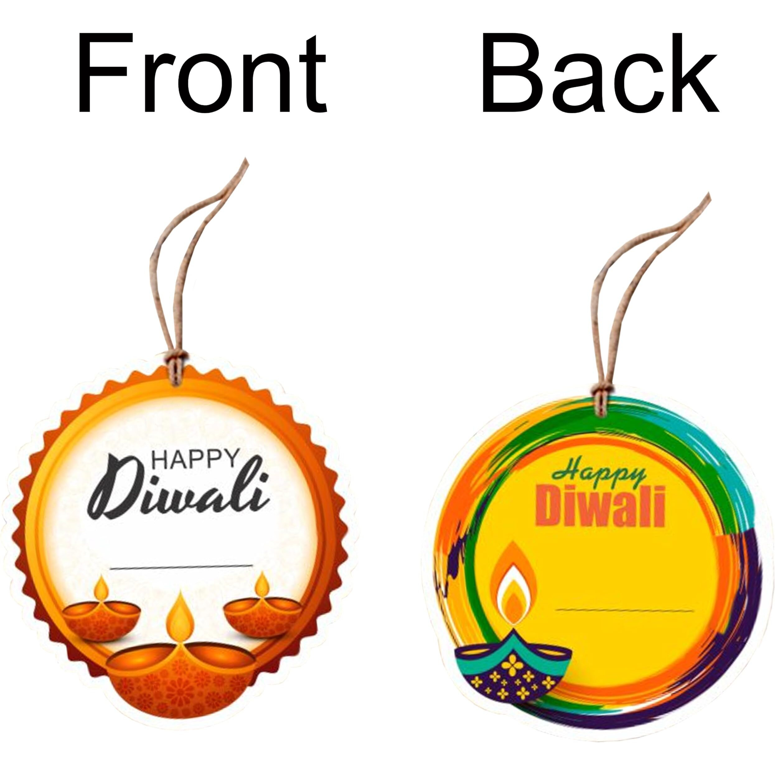 Toyxe Happy Diwali Paper Gift Wrap Tags Pack Of 10 Pieces