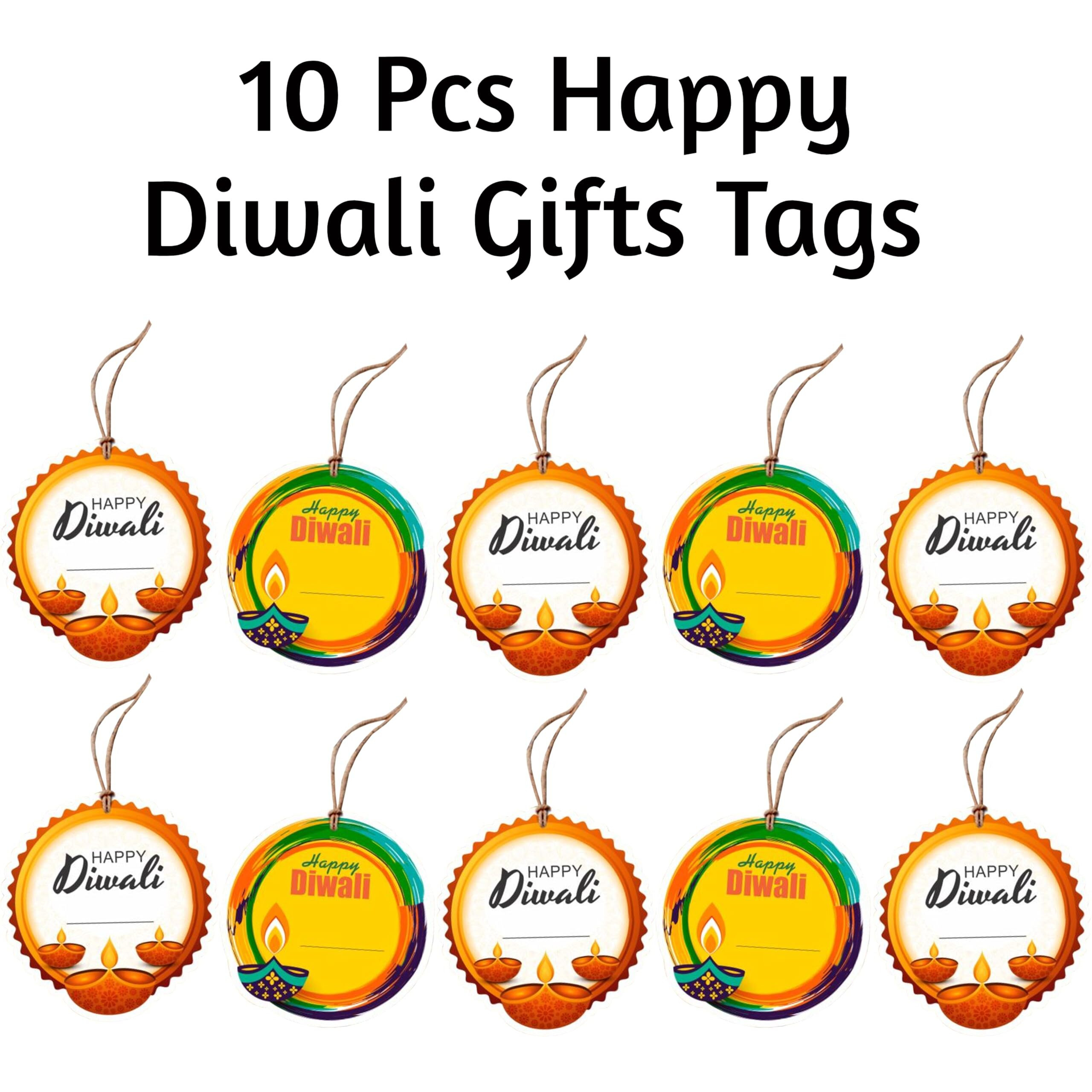 Toyxe Happy Diwali Paper Gift Wrap Tags Pack Of 10 Pieces