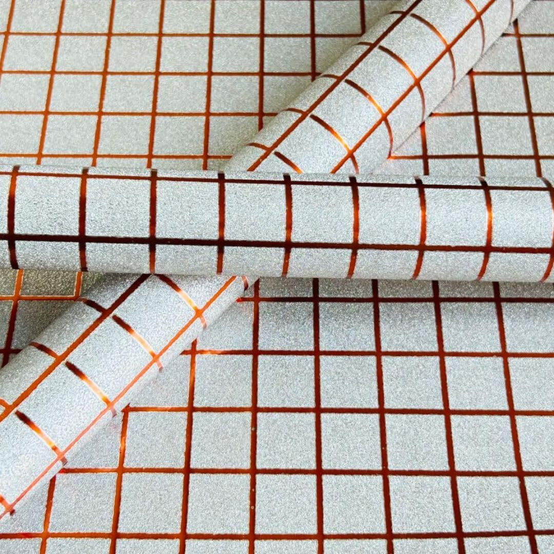 Satyam Kraft 5 Pieces Red Checks Pattern Gift Wrapping Paper For Birthday Packing, Gifting Materials To Wrap Christmas Gifts Wedding (Pack Of 5) (28 X 19 Inches)