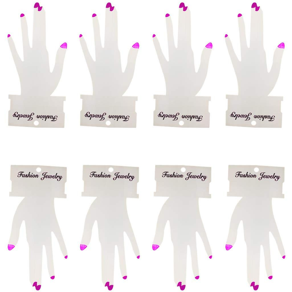 Diy Crafts Pack Of 200Pcs 50X4, White Color, 50Pcs/Lot 17.2Cmx8Cm As Image Jewellery Display Cards For Necklaces Jewellery-Making Display (Pack Of 200Pcs 50X4, White Color)