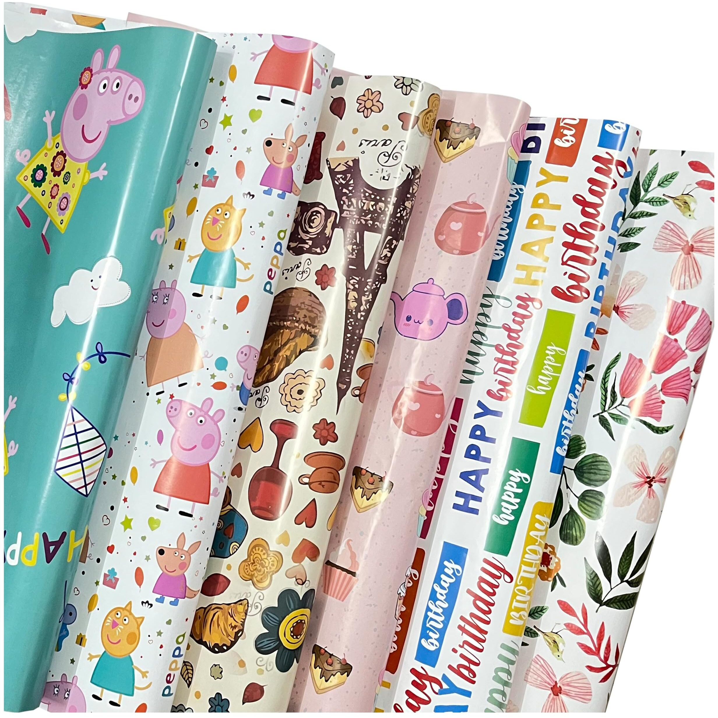 Accuprints Gift Wrapping Paper Pack Of 6 | Design Multiwrapping |Size 20 X 30 Inch