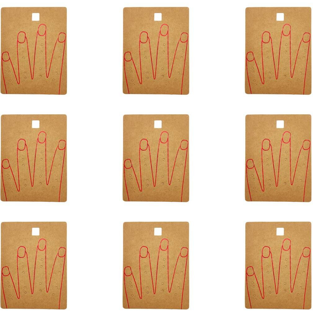 Diy Crafts Pack Of 200Pcs 50X4, Brown Color, 50Pcs/Lot 10.3Cmx7.9Cm As Image Jewellery Display Cards For Necklaces Jewellery-Making Display (Pack Of 200Pcs 50X4, Brown Color)