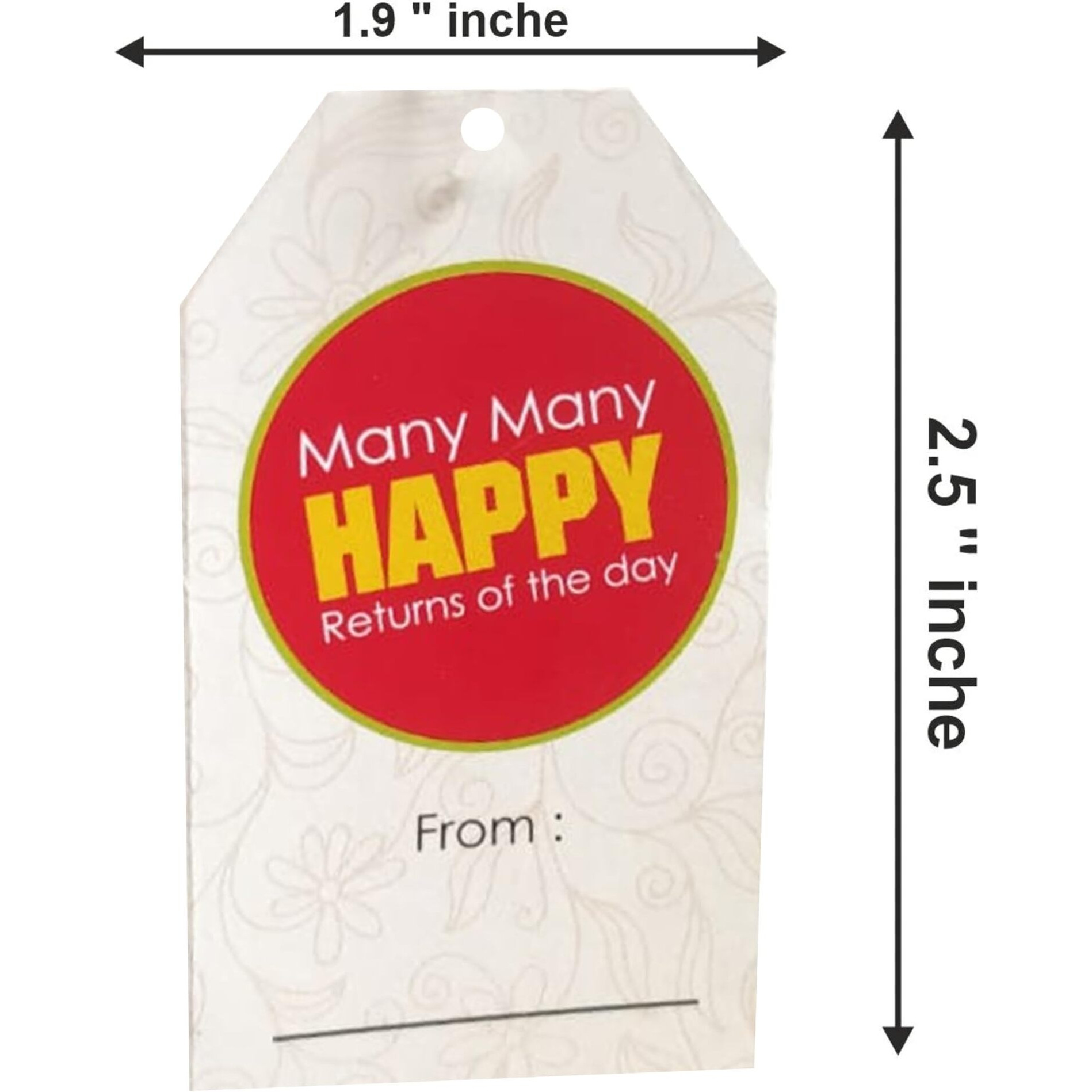 Toyxe Adorable Gift Tags For All Occasions 5 Design Pack Of 20 Pieces
