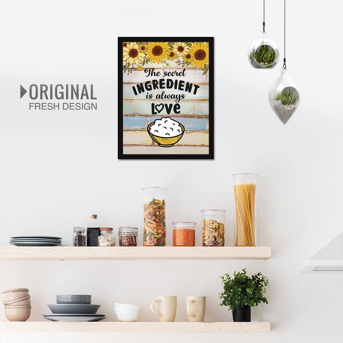 Chaka Chaundh - Food Framed Posters For Dining Area - Kitchen Quotes Wall Frames For Restaurant, Hostel Mess, Hotel, Kitchen, Bakery & Cookery - (14 X 11 Inches)
