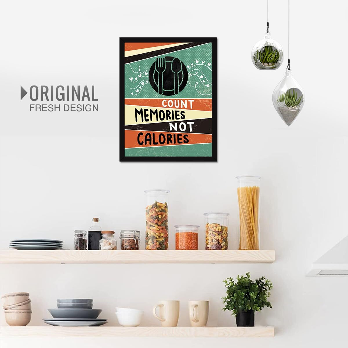 Chaka Chaundh - Restaurant Quotes Wall Framed Posters, Quotes Wall Frame For Kitchen & Dining Room, Food Quotes Frames For Home & Cafe, Bakery And Cookery - (14 X 11 Inches)