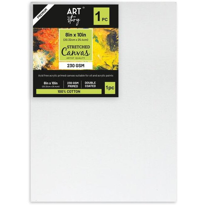 Little Birdie Eco Stretched Canvas Frame 12X12Mm 230Gsm 8 X 10Inch