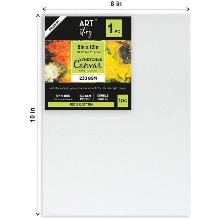 Little Birdie Eco Stretched Canvas Frame 12X12Mm 230Gsm 8 X 10Inch