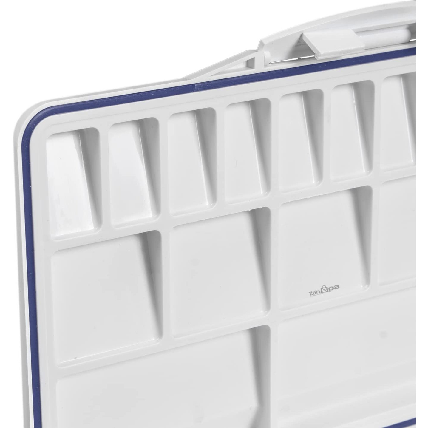 Zahepa Airtight Colour Pallete, Watercolor Pallet, Tray For Acrylic Paints, Palate For Colouring, Painting Plate For Color Storage With 42 Compartments For Artists, Students, Kids & Gifts