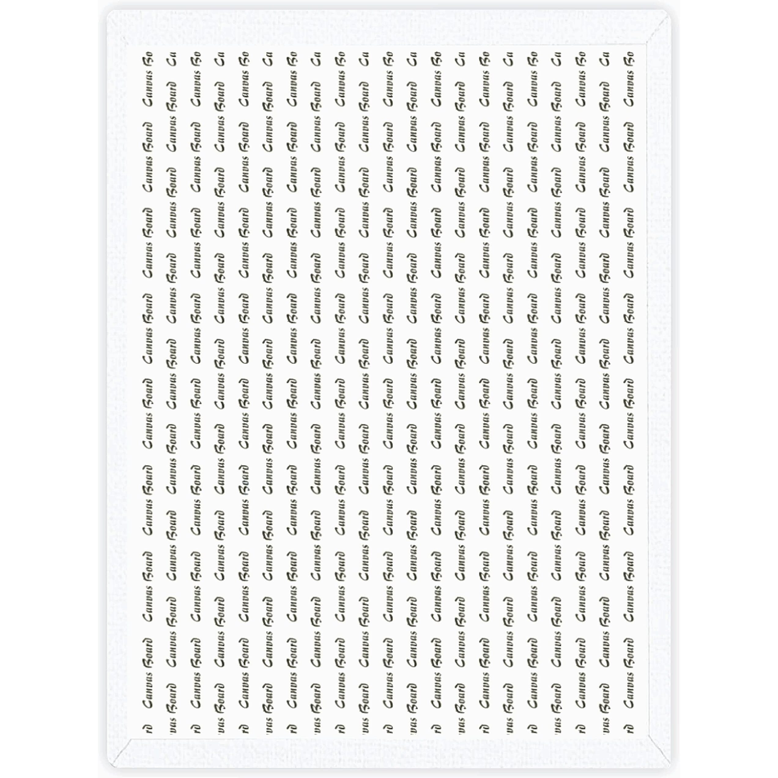 Variety Canvas 16 X 20 Inch Cotton Canvas Board For Painting, Pack Of 1 Piece - White