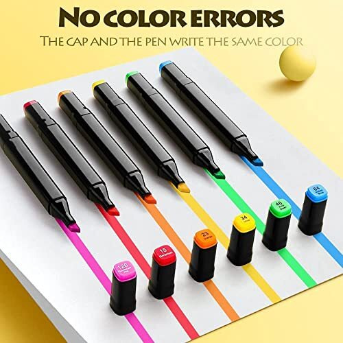 Shuttle Art 60 Pcs Marker Set, Ideal For Drawing, Illustration, And Sketching, Includes Broad And Fine Tip Markers, Perfect For Coloring Books, Comes With A Storage Case For Easy Organization