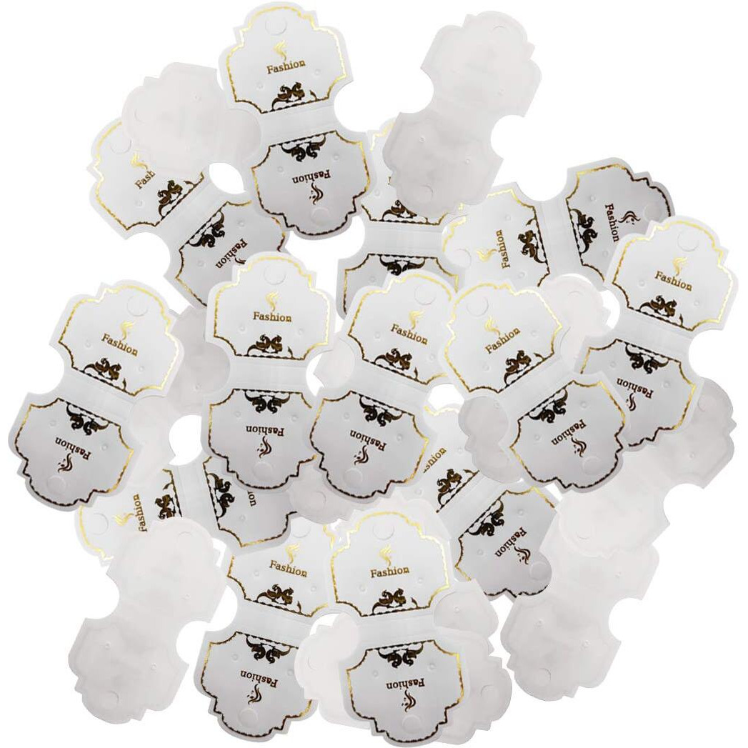 Diy Crafts Pack Of 100Pcs 50X2, Multi Color, 50Pcs/Lot 10.4Cmx5.4Cm As Image Jewellery Display Cards For Necklaces Jewellery-Making Display (Pack Of 100Pcs 50X2, Multi Color)
