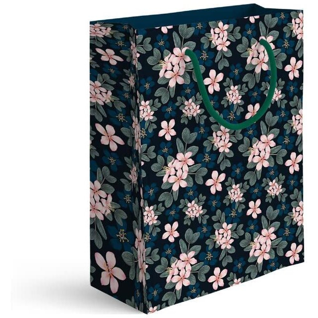 Acl Studios Refreshing Flora Gift Bag Or Fashion Bags For Diwali Gifting, Birthday Gifts, Marriage Gifting, Christmas Gifts, Baby Showers & Shopping (Pack Of 10 Paper Bags)- Medium