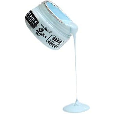 Little Birdie Home Decor Chalk Paint Faded Denim - 50Ml |Chalk Paint For Wood Furniture, Wall, Home Decor, Glass, Paper, Terracotta Pots & Matte Acrylic Chalk Paint | Multi Surface Paint