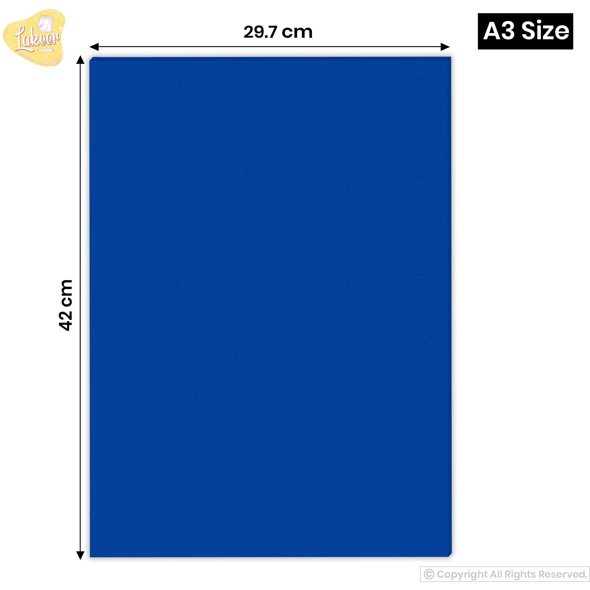 Lakeer A3 Eva Foam Sheet (42Cm X 29.7Cm) Pack Of 10, For Scrapbooking, Craft Projects, Decorations, 2 Mm, Multicolour, Ethylene Vinyl Acetate (Eva), Watercolor