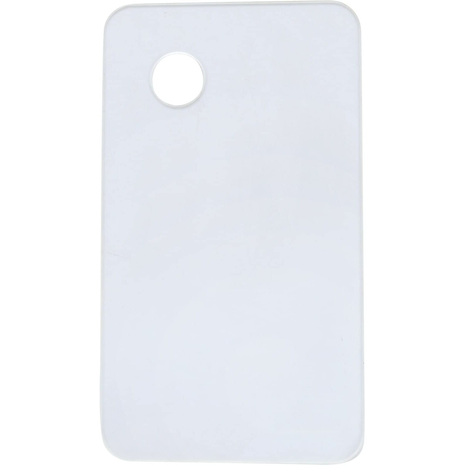 Kabeer Art 2Pc Clear Transparent Acrylic Rectangle Shape Drawing Palette Of 12 X 7 Inch And 10 X 6 Inch Size