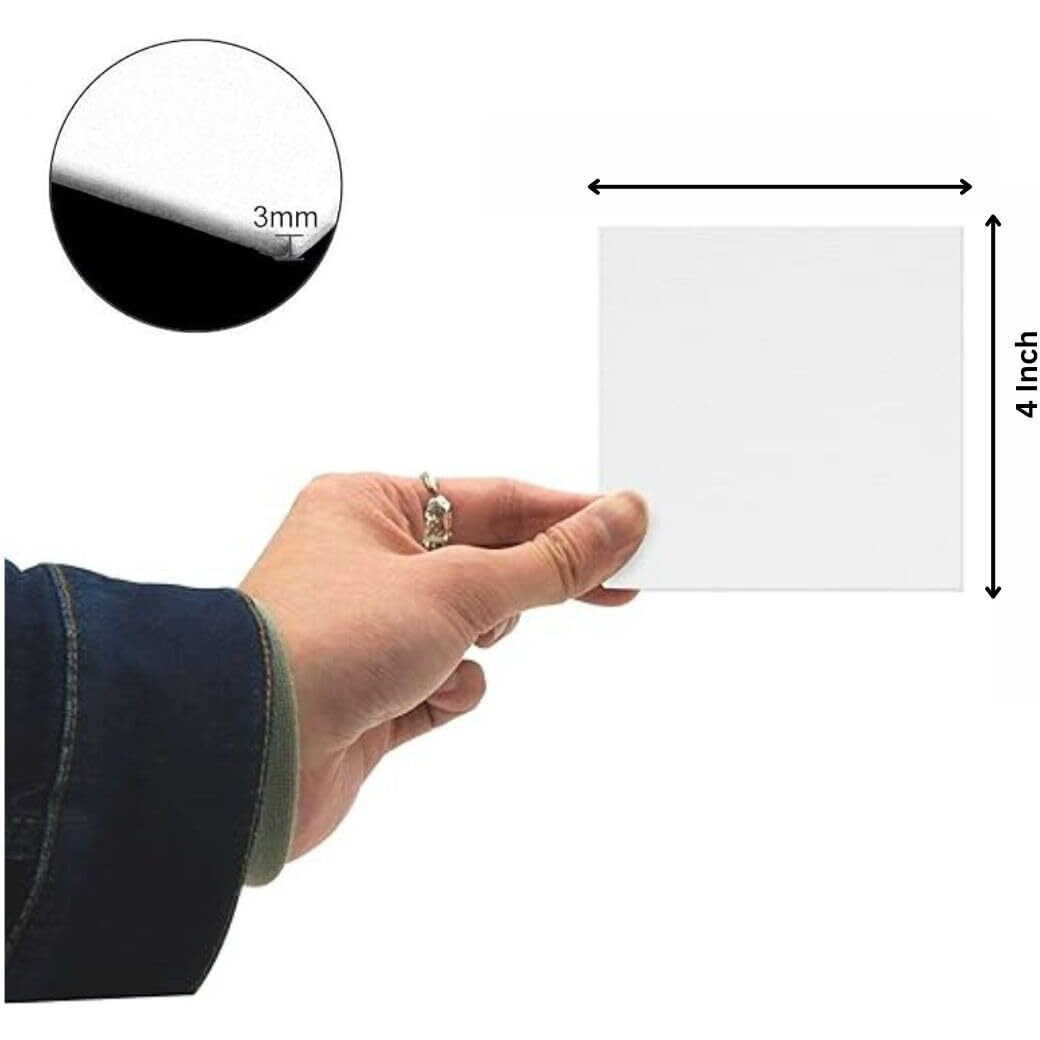 Grandink Painting Canvas Panel Boards - 4X4 Inch Art Canvas,12 Pack Mini Canvases,Primed Canvas Panels,100% Cotton,Acid Free,Professional Quality Artist Canvas Board For Hobby Painters,Students & Kids