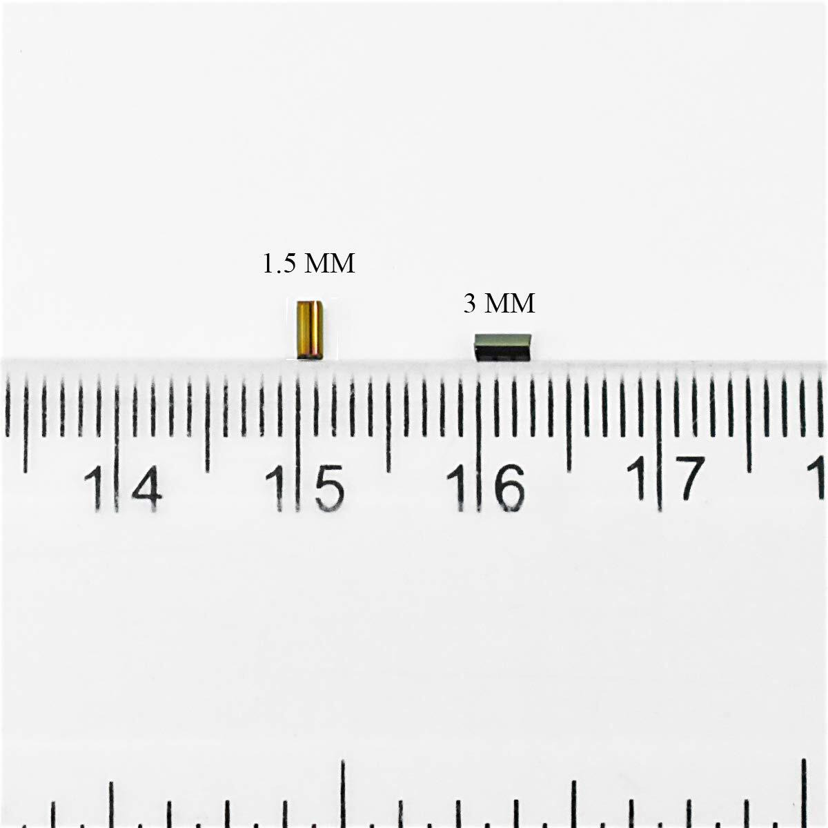 Embroiderymaterial Bugle Beads For Jewellery Craft Embroidery Making Purpose (Multi Color, 100 Gram)