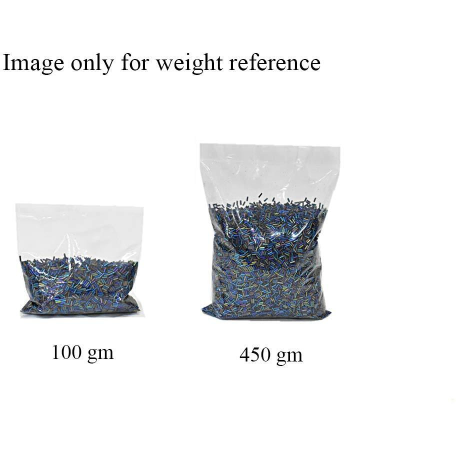 Embroiderymaterial Bugle Beads For Jewellery Craft Embroidery Making Purpose (Multi Color, 100 Gram)