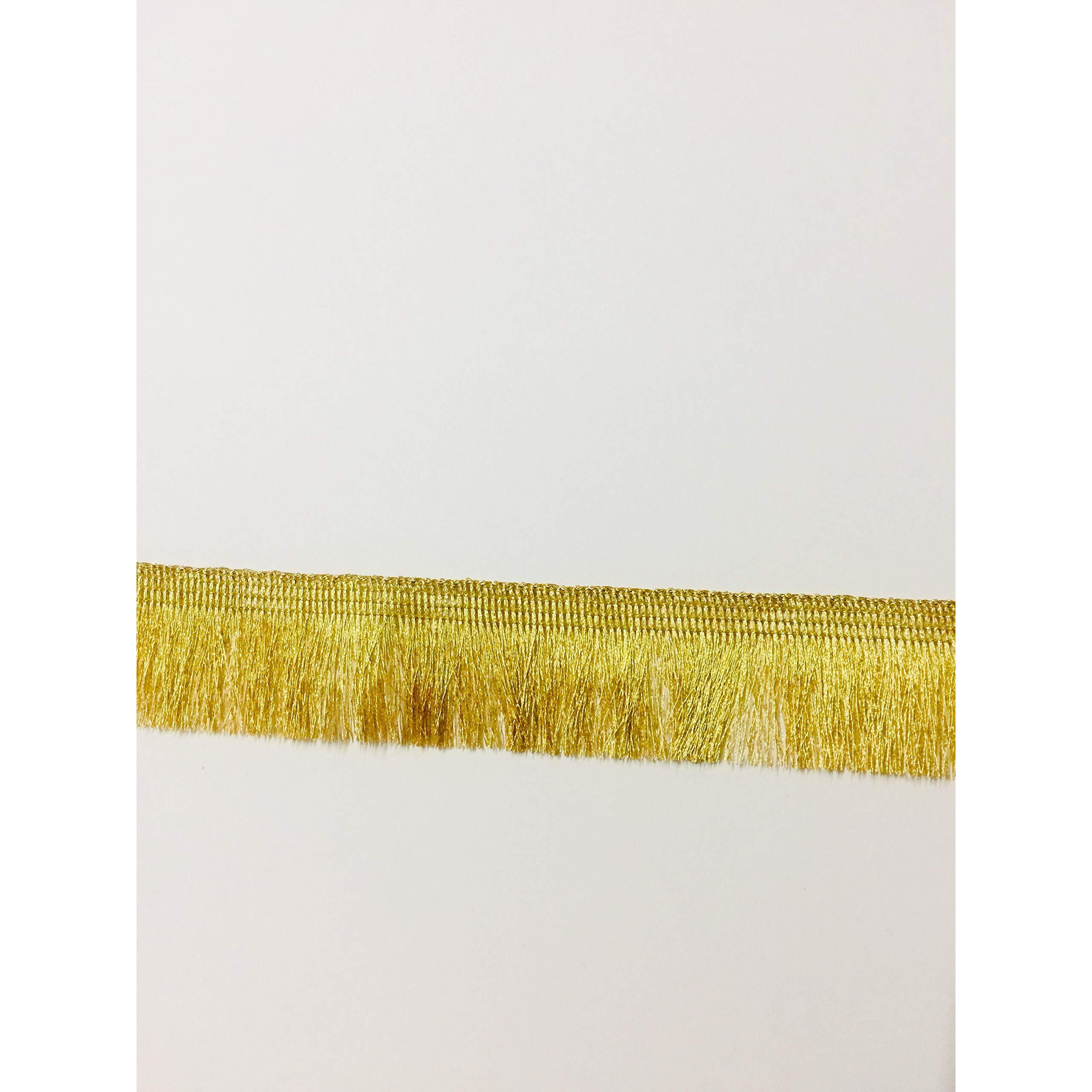 Eerafashionicing Golden Gota Zari Lace For Duptta Drapes 3.5 Cm Width 9 Meter Length