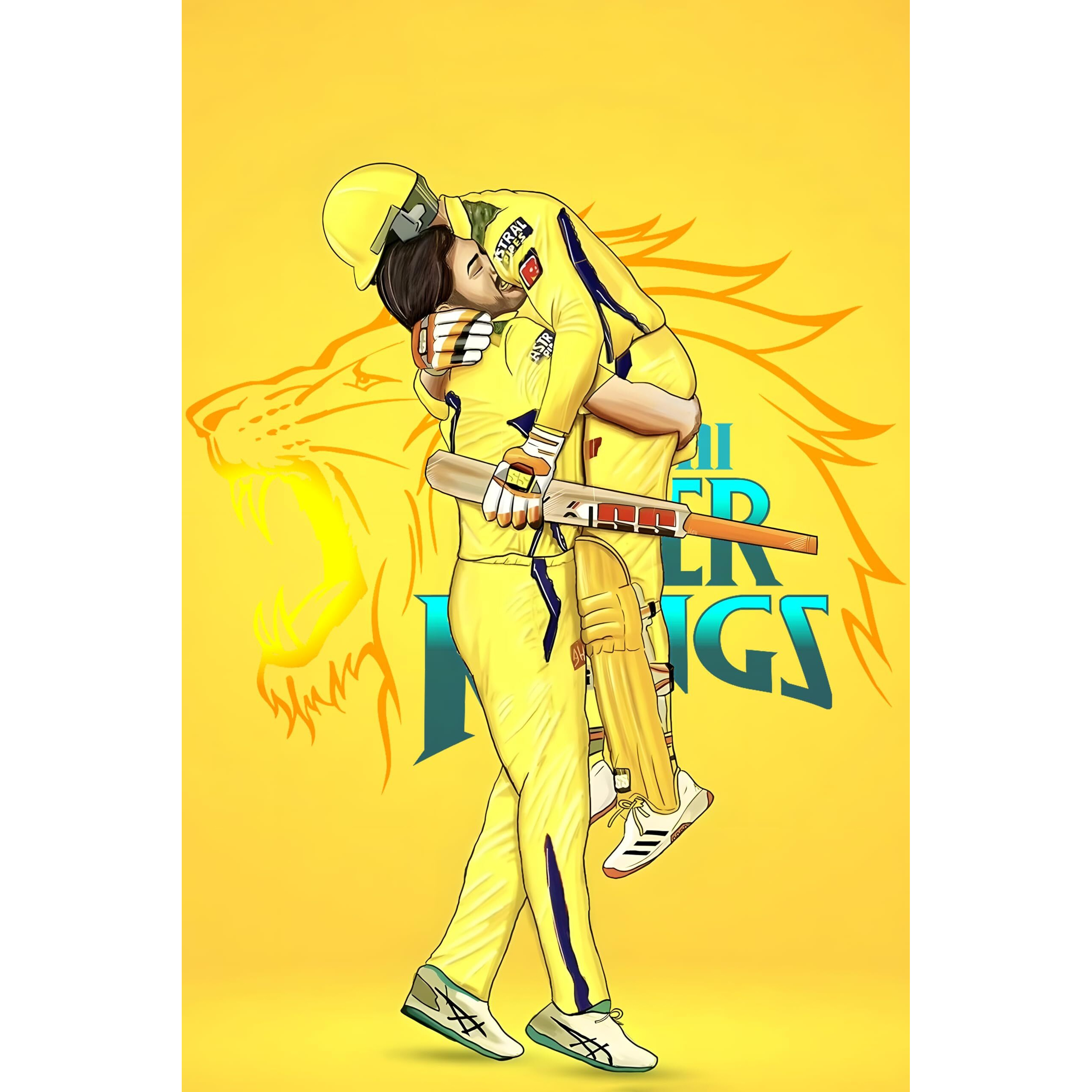 Roostaflag Ms Dhoni Poster For Wall | Dhoni 7 Sticker | Msd Posters For Wall | Dhoni Wall Stickers | Dhoni A3 Poster | Dhoni Sticker Wall | Dhoni Posters For Home, Office, Bedroom
