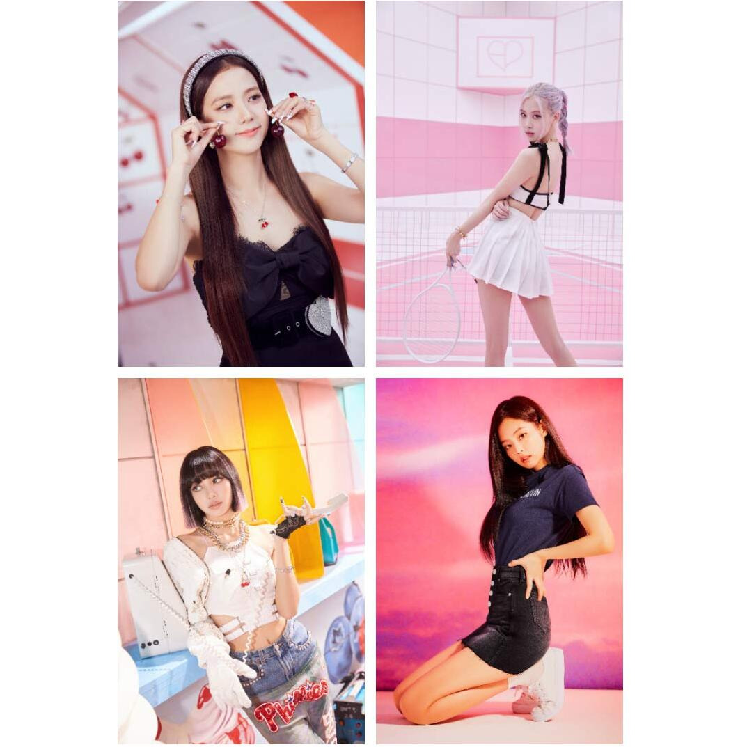 Printnet Movies Pack Of 12 Blackpink K-Pop Girls Photos For Fans (4.1 X 5.8 Inch) (Size - A6) Multicolour