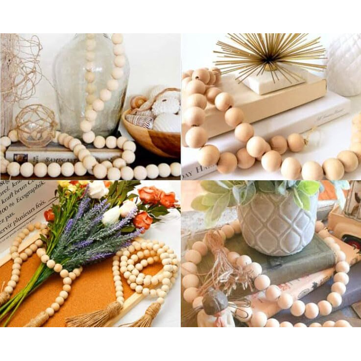Diy Crafts 130, Unssorted Beads Natural Wood Beads Bulk Unfinished Round Wooden Loose Beads Wood Spacer Beads Wooden Round Ball For Craft Making Decorations And Diy Random Dno 2 Contain Pc (130)
