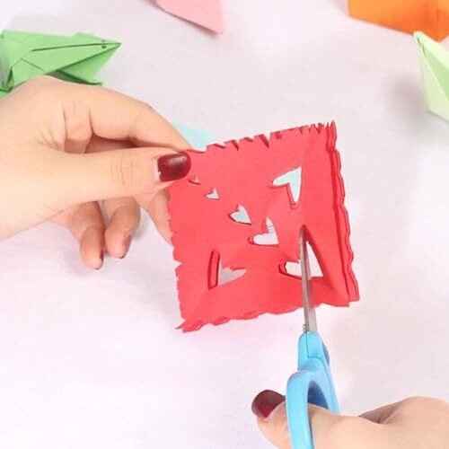 Eclet 5.5 X 5.5 Neon Origami Paper Pack Of 100 Sheets (10 Sheet X 10 Color)Fluorescent Color Both Side Coloured For Origami, Scrapbooking, Project Work