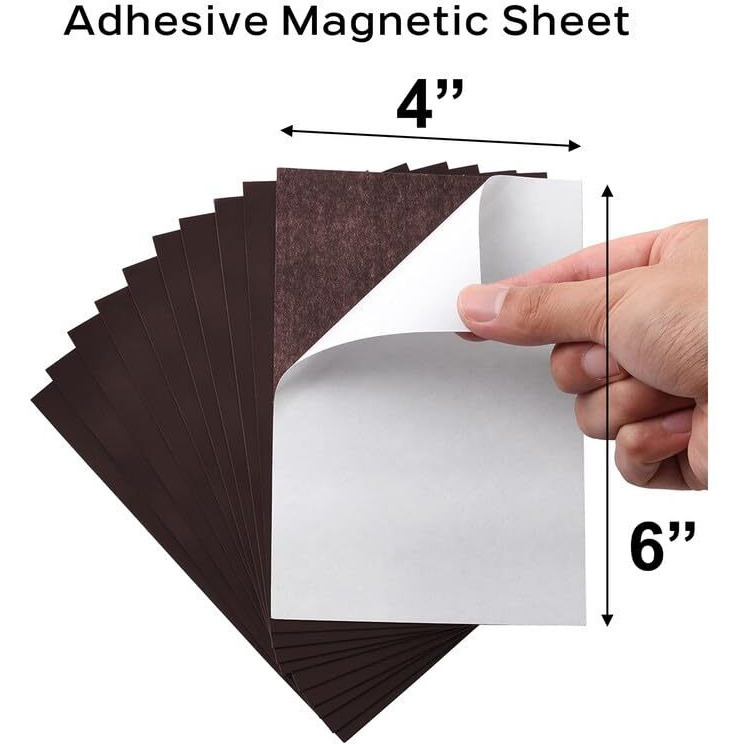 Townbus - 4" X 6" | 25 Nos Of 0.5Mm Self Adhesive Magnetic Sheet | Just Peel Paste And Place To Make Your Craft, Photos A Magnet | Diy Crafts | Kid-Friendly