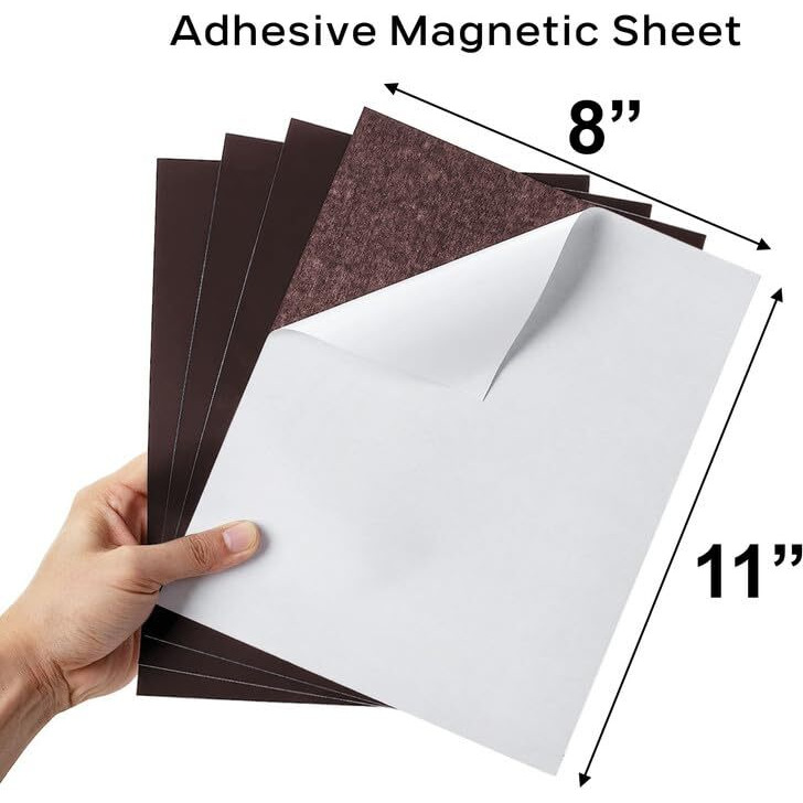 Townbus - A4 | 10 Nos Of 0.5Mm Self Adhesive Magnetic Sheet | Just Peel Paste And Place To Make Your Craft, Photos A Magnet | Diy Crafts | Kid-Friendly
