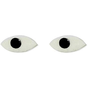 Laddu Gopal Ji, Shri Krishna, Gopala Ji, Thakurji, Kanha, Kanhaya ( ),(), () & Another Idol/Netra/Eyes - 8 Pair With Gum - Eyes Size/No - 1"