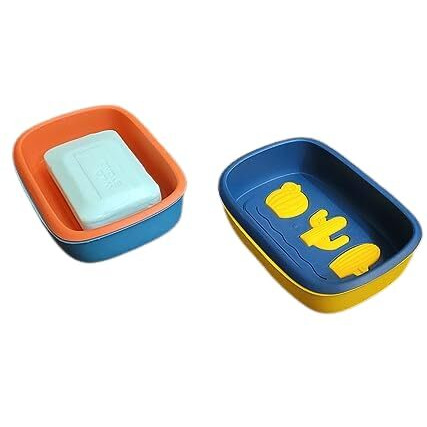 Csm Soap Case Soap Holder For Bathroom Kitchen Sink-Set Of 2 Soap Dish