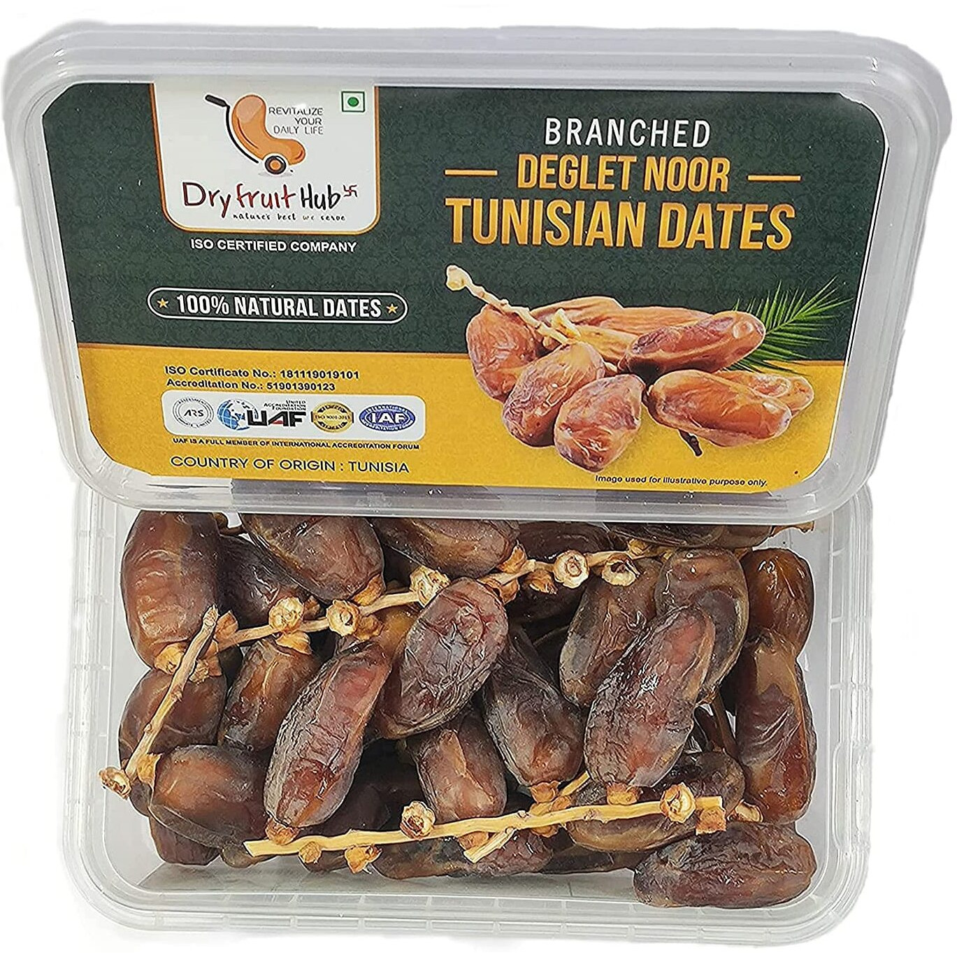Dry Fruit Hub Tunisian Dates Khajoor/Khajur 800Gms Fresh Khejur,Deglet Nour Dates Kurma Tangkai From Tunisia Tunisia Dates