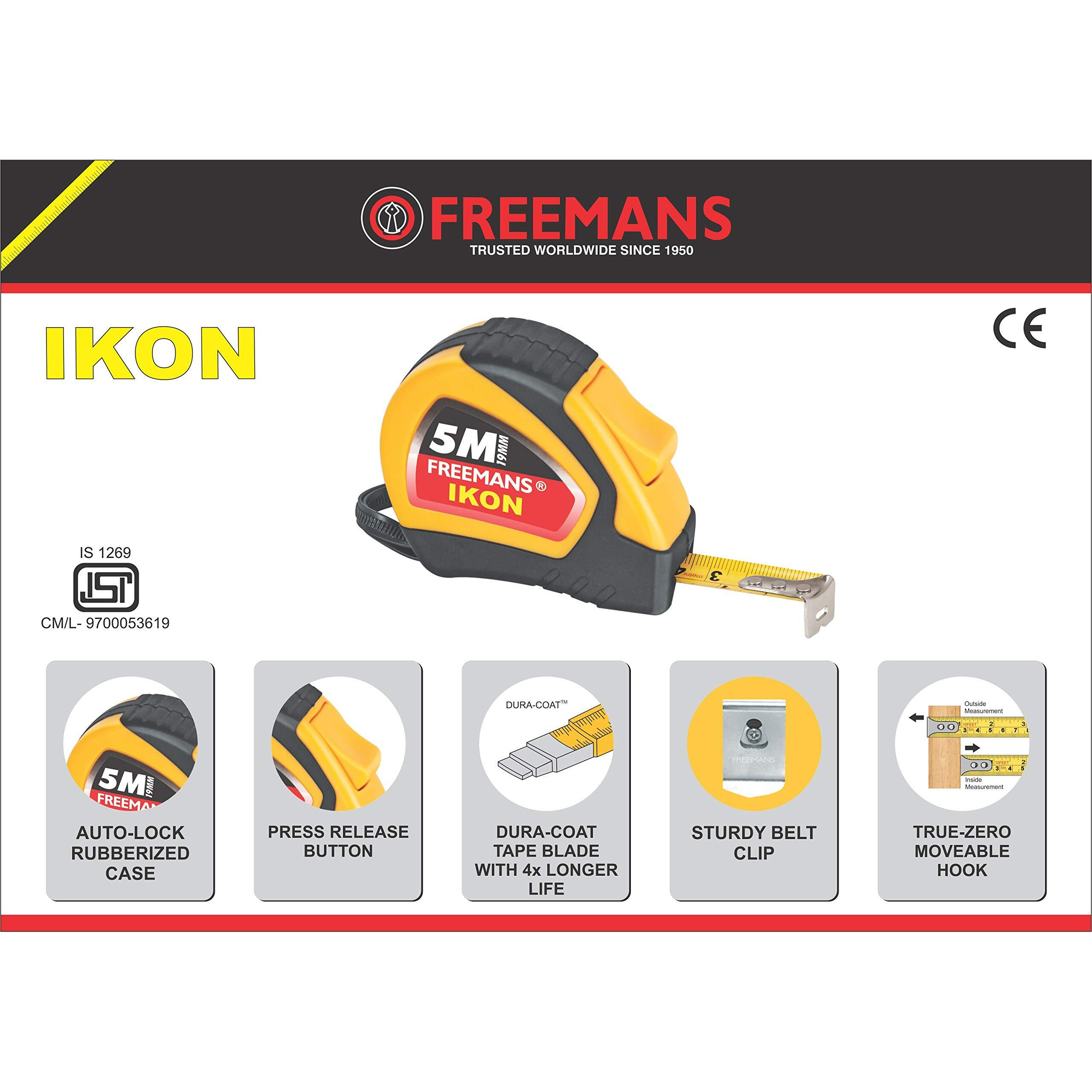 Freemans Ws05+Ik519 Wire Stripper And Ikon 5M19Mm Measuring Tape