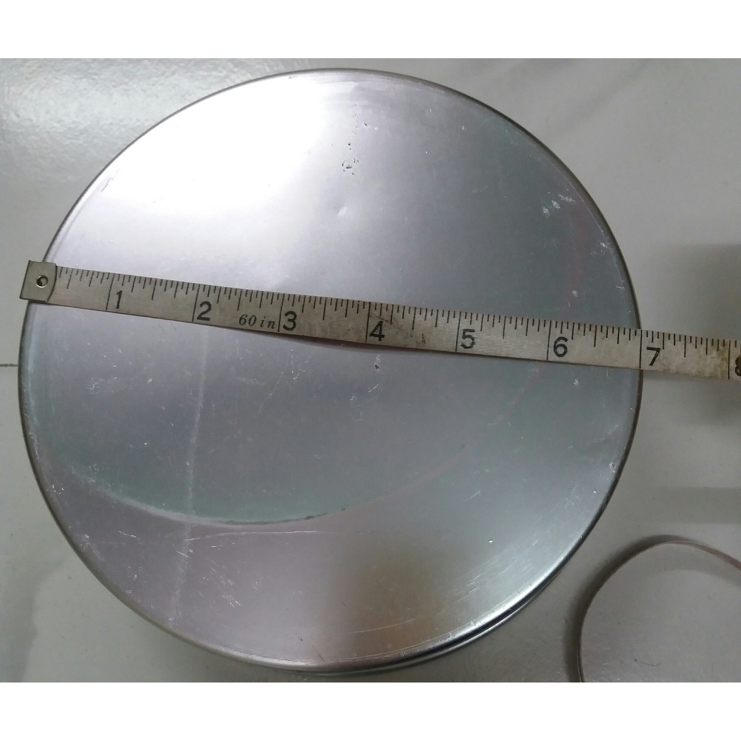 Rinkle Trendz Aluminium Round Cake Mould Cake Pan Cake Tin 7 Inches For Baking 750 Grams For Oven, Silver
