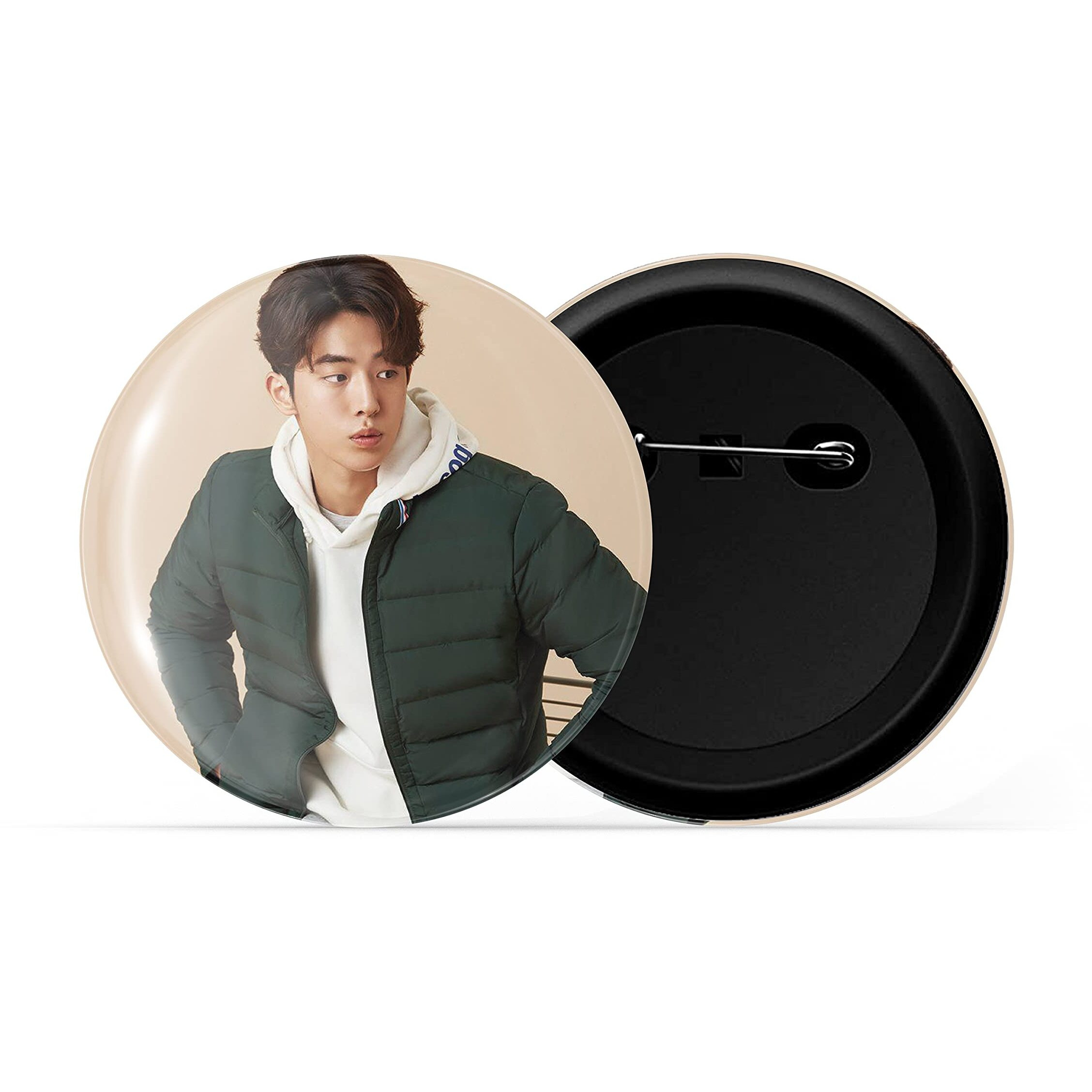 Dhcrafts Pin Badges K-Drama Korean Actor Multicolour Nam Joo-Hyuk D4 Glossy Finish Design Pack Of 1