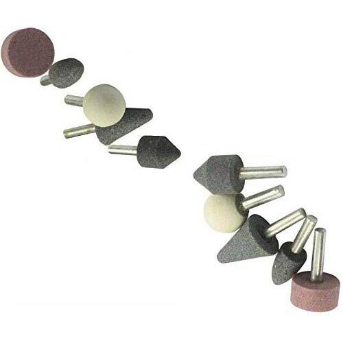 Diy Crafts Design No  1, Shank 1/8" 1/4", 10 Pcs Shank Abrasive Mounted Stone Grinding Wheel Head Ceramic Grinding Burr Wheel Rota (Design No  1, Shank 1/8" 1/4")