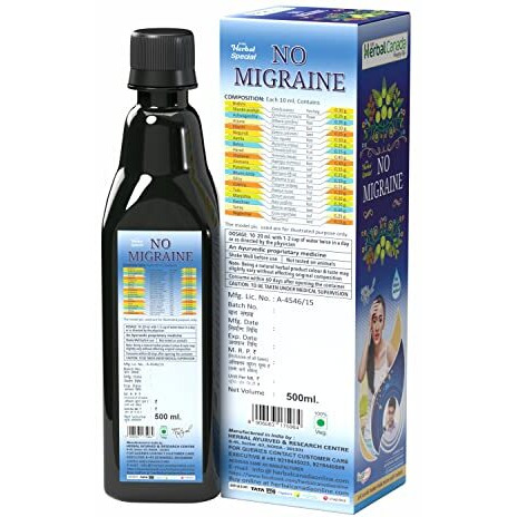 Herbal Canada No Migrain Juice (500Ml) || 100% Natural (Pack Of 1)