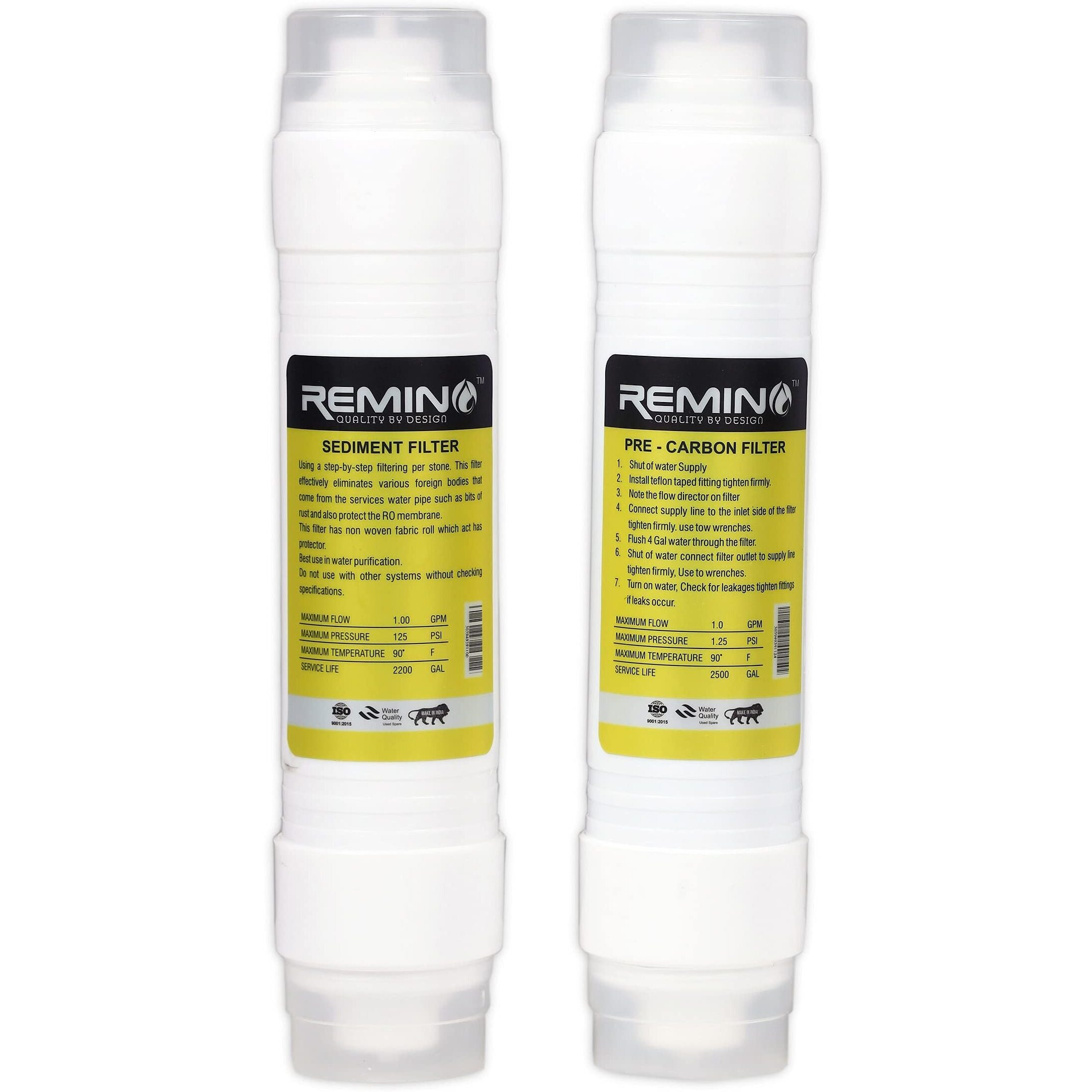 Remino Complete 80 Gpd Ro Water Purifier Service Kit Of Filter Suitable For All Type Of Water Purifier