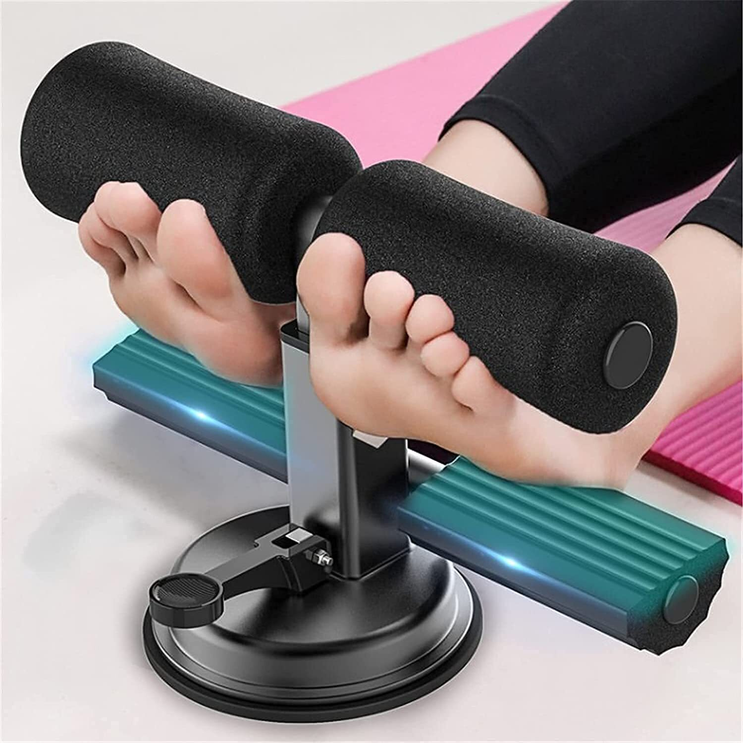 Hvg Traders Sit-Up Bar With Foam Handle And Rubber Suction Seat Up Fitness Equipment Sit-Ups And Push-Ups Assistant Device For Weight Lose Gym Workout Abdominal Curl Exercise Work Out Trainer