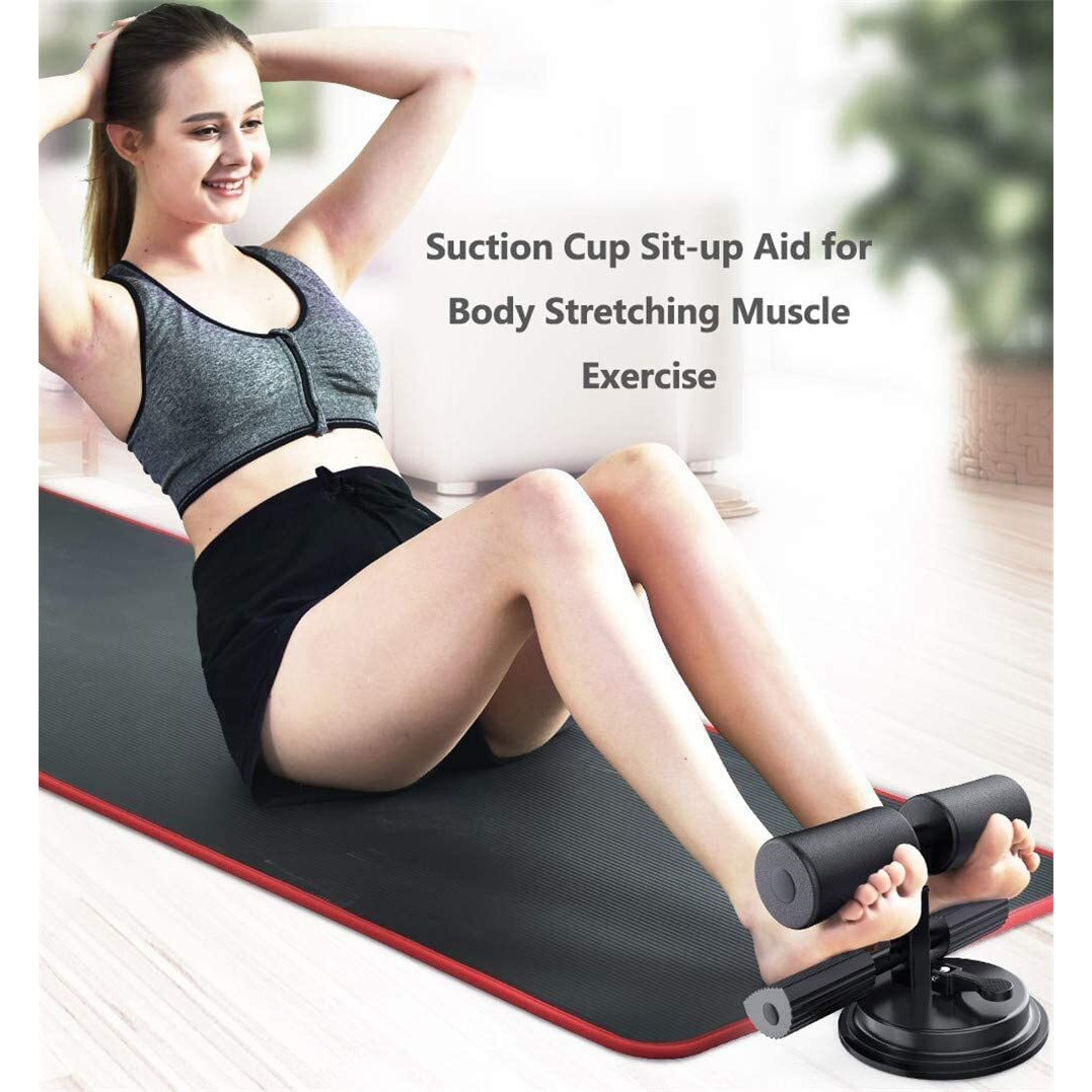 Hvg Traders Sit-Up Bar With Foam Handle And Rubber Suction Seat Up Fitness Equipment Sit-Ups And Push-Ups Assistant Device For Weight Lose Gym Workout Abdominal Curl Exercise Work Out Trainer