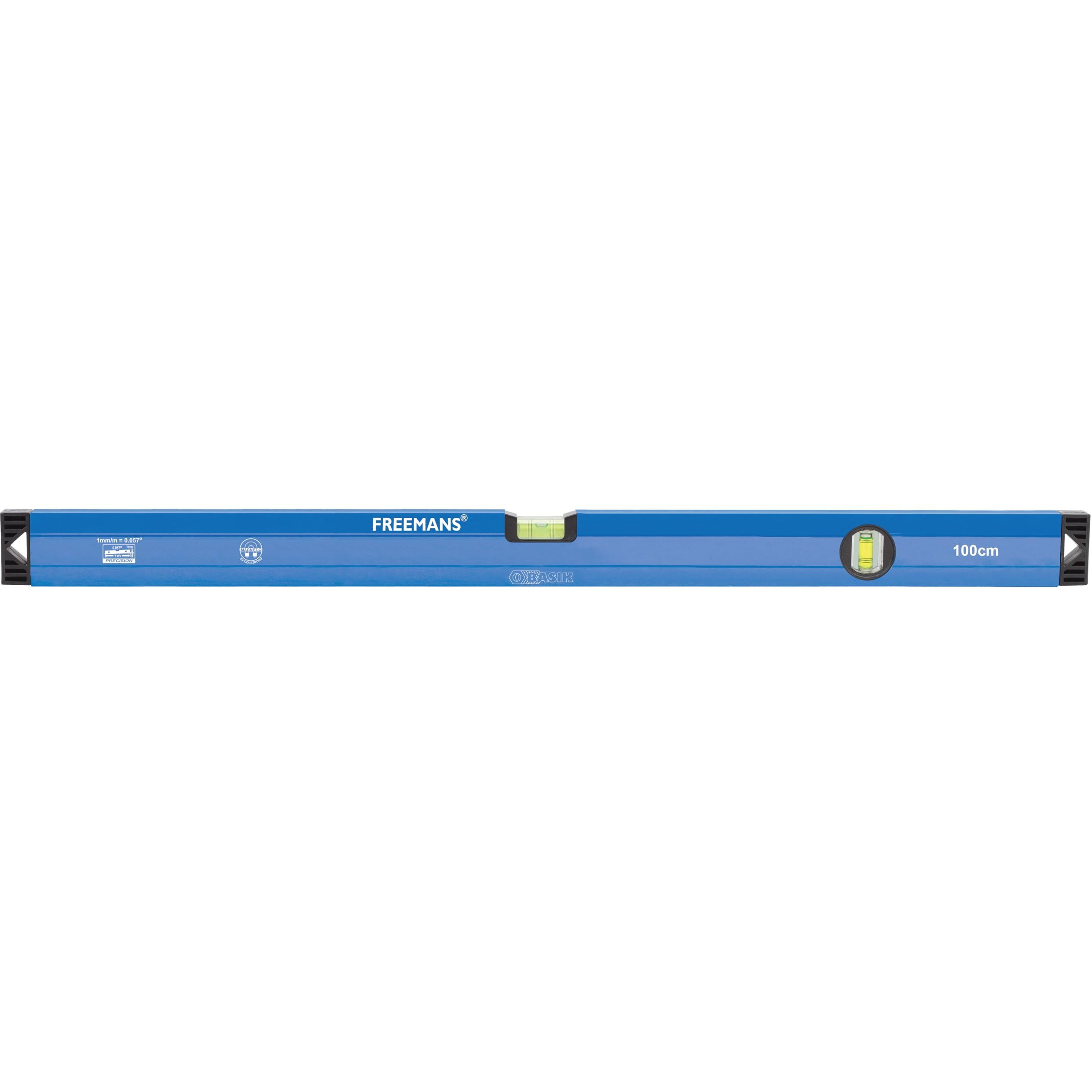 Freemans Bsl2100 Basik Spirit Level Without Magnet 100 Cm