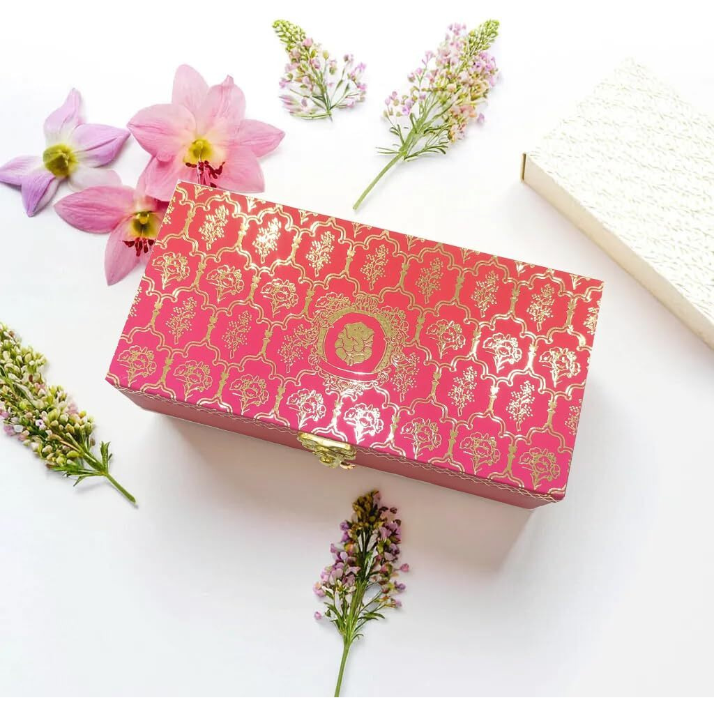 Topshelf Wedding Fancy Shagun Gift Boxes For Wedding, Designer Money Box,Gaddi Box Wedding And Engagement Ect (Grey) (2)