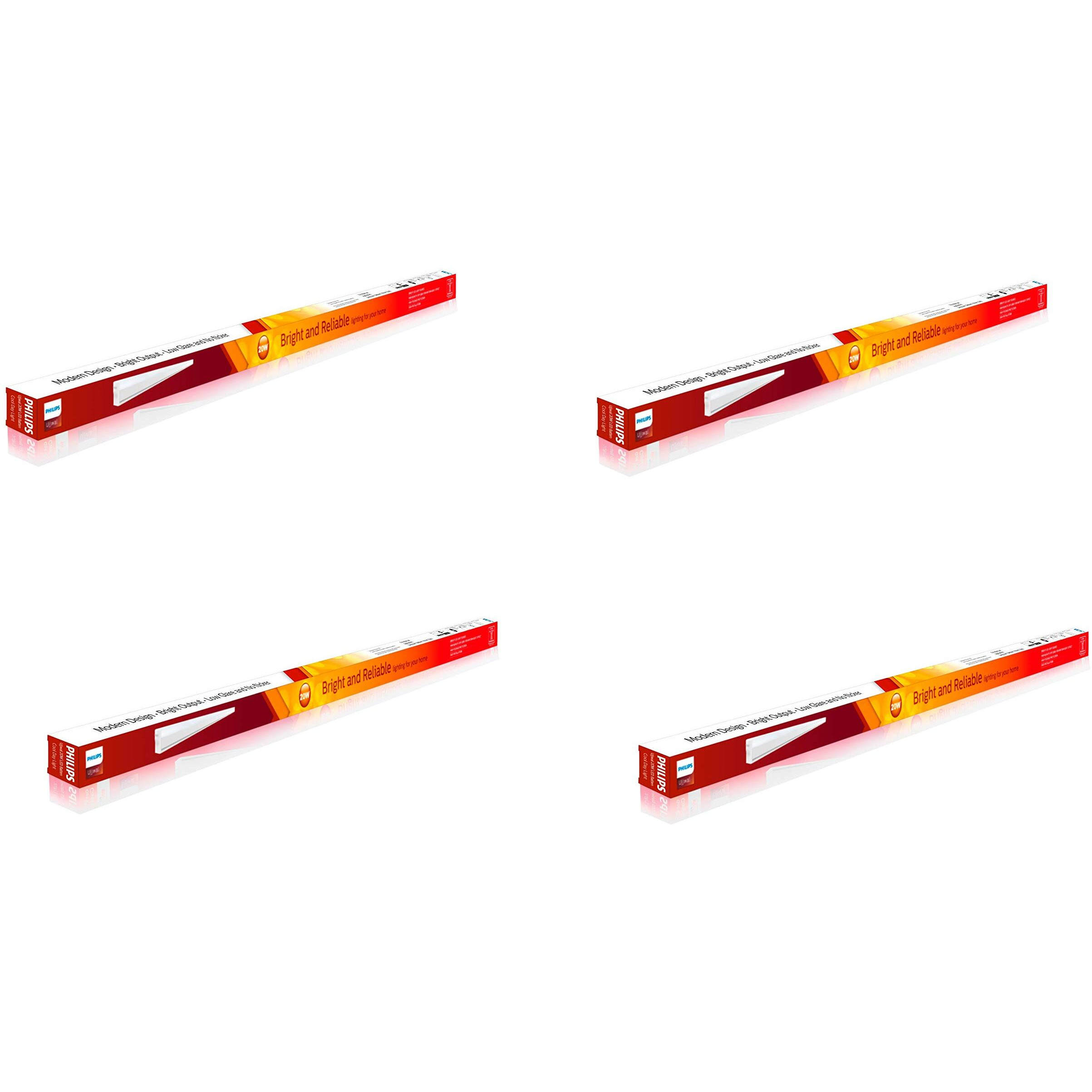 Philips 20W Ujjwal Led Batten, Led Tubelight For Home, Cool Day Light, Pack Of 4