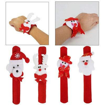 Kriwin 12 Pcs Christmas Wrist Band For Kids, Party, Decoration, Festival Fun (Band)