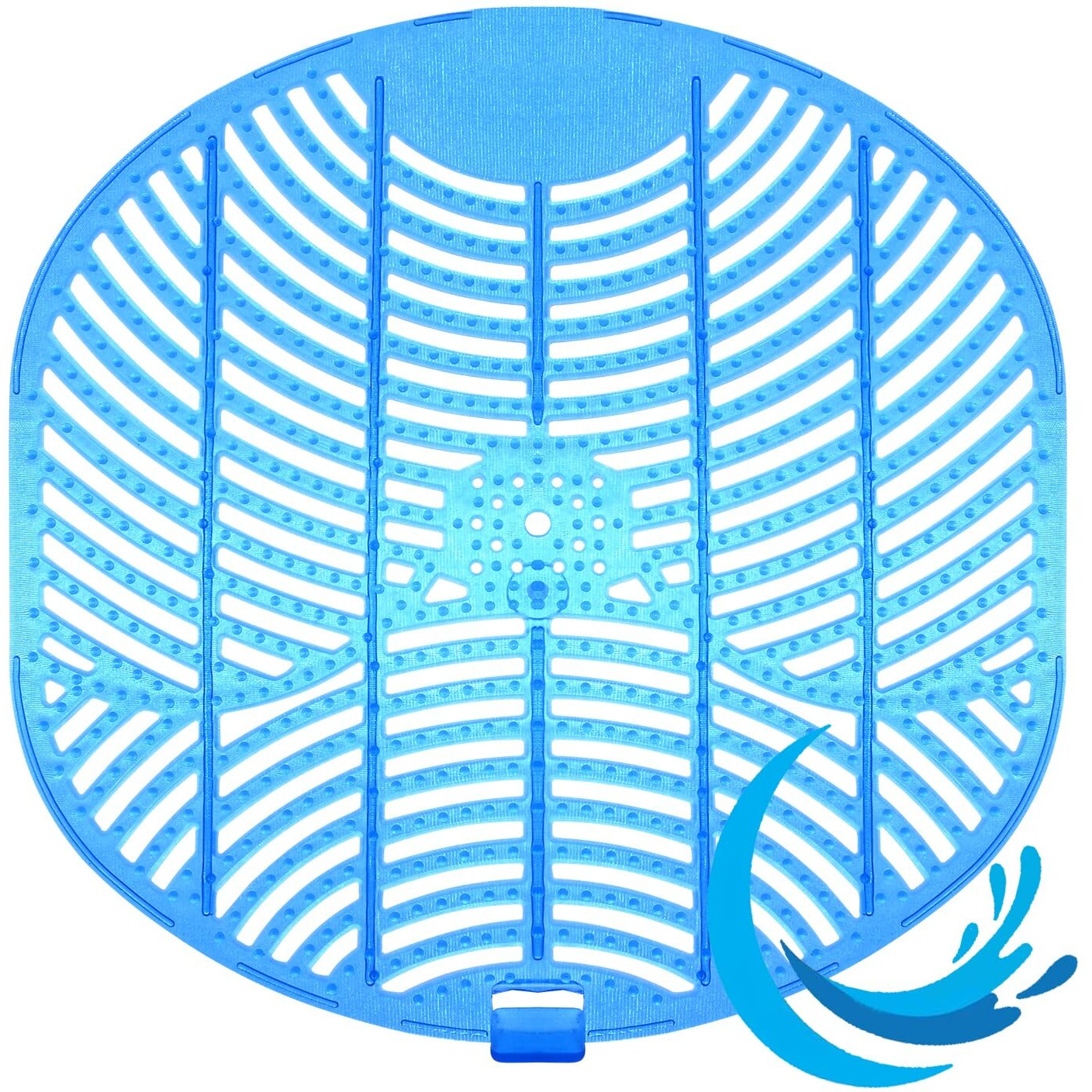 Zureni Urinal Screen Fresh Scented Anti-Splash Toilet Mat Bathroom Deodorizer Spatter With Air Freshener For Restroom (K Screen, Blue, 5 Pcs)