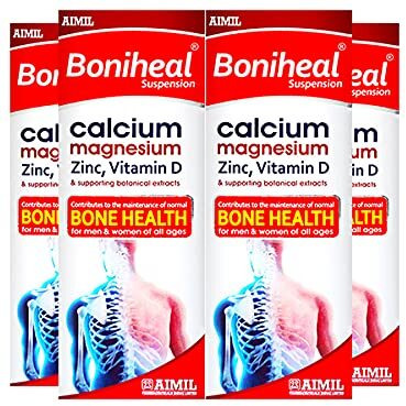 Aimil Boniheal Suspension Bone & Joint Wellness Reduces Pain And Inflammation | 200 Ml (Pack Of 4)